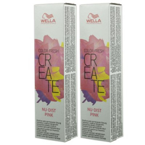 Wella Color Fresh Create 2 x 60 ml - 6 NuDist Pink
