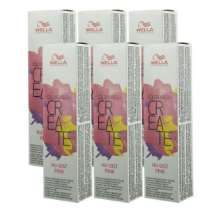 Wella Color Fresh Create 6 x 60 ml - 6 NuDist Pink