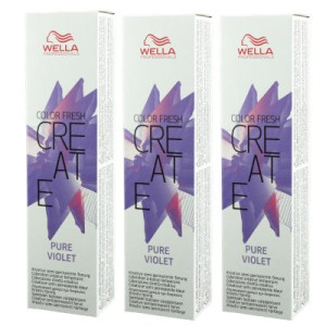 Wella Color Fresh Create 3 x 60 ml - 5 Pure Violet