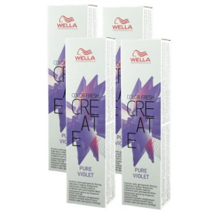 Wella Color Fresh Create 4 x 60 ml - 5 Pure Violet