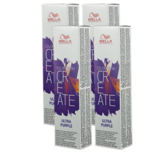 Wella Color Fresh Create 4 x 60 ml - 4 Ultra Purple