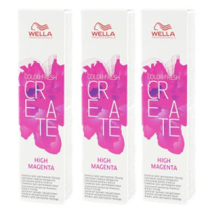 Wella Color Fresh Create 3 x 60 ml - 7 High Magenta