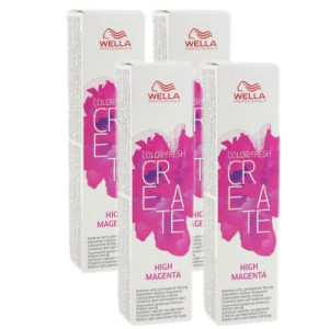Wella Color Fresh Create 4 x 60 ml - 7 High Magenta