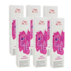 Wella Color Fresh Create 6 x 60 ml - 7 High Magenta