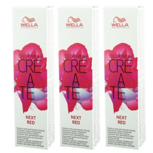 Wella Color Fresh Create 3 x 60 ml - 8 Next Red