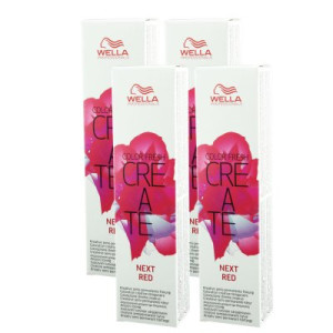 Wella Color Fresh Create 4 x 60 ml - 8 Next Red