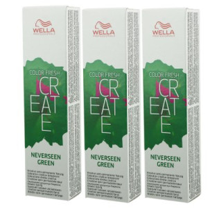 Wella Color Fresh Create 3 x 60 ml 3 Never Seen Green