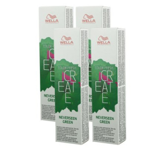 Wella Color Fresh Create 4 x 60 ml - 3 Never Seen Green