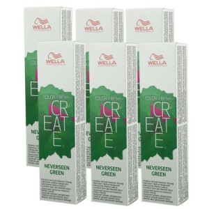 Wella Color Fresh Create 6 x 60 ml - 3 Never Seen Green