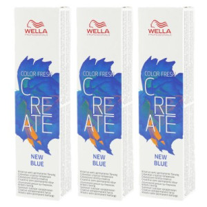 Wella Color Fresh Create 3 x 60 ml - 2 New Blue