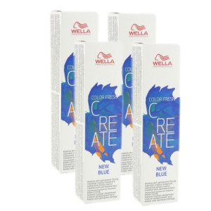 Wella Color Fresh Create 4 x 60 ml - 2 New Blue