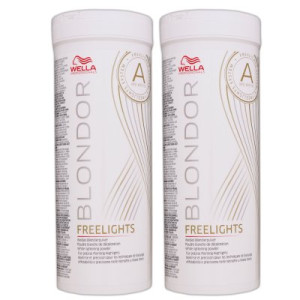 Wella Blondor Freelights 2 x 400 g weißes Blondierpulver
