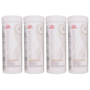Wella Blondor Freelights 4 x 400 g weißes Blondierpulver