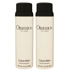 Calvin Klein Obsession for Men 2 x 150 ml All Over Body Spray
