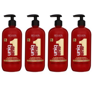 Revlon Uniq One All in One 4 x 490 ml Shampoo für jeden Haartypen