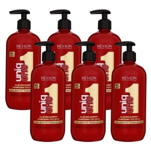 Revlon Uniq One All in One 6 x 490 ml Shampoo für jeden Haartypen
