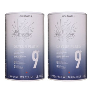 Goldwell Oxycur Light Dimension Platin 9+ 2 x 500 g Blondierpulver