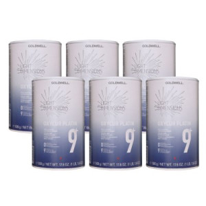 Goldwell Oxycur Light Dimension Platin 9+ 6 x 500 g Blondierpulver
