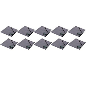 Unger ErgoTec Ninja MicroWipe 10 x Mikrofasertuch MN40H 40 x 40 cm Grau