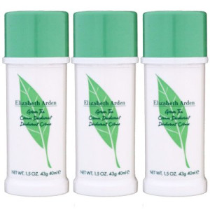 Elizabeth Arden Green Tea 3 x 40 ml Cream Deodorant Creme Deo Roller