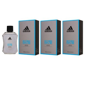 Adidas Ice Dive 3 x 100 ml Aftershave for Men After Shave Herren