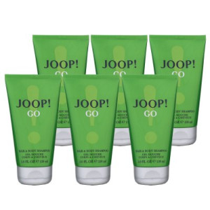 Joop Go 6 x 150 ml Hair & Body Shampoo Showergel Shower Gel Duschgel