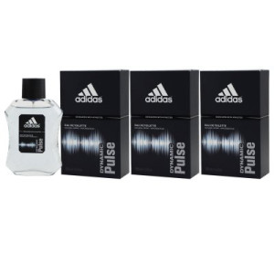 Adidas Dynamic Pulse 3 x 100 ml Eau de Toilette EDT Herrenparfum