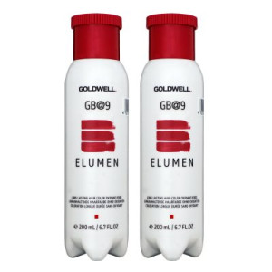 Goldwell Elumen 2 x 200 ml GB@9 Haarfarbe permanente farbintensive Farbe