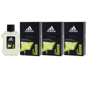 Adidas Pure Game 3 x 100 ml Eau de Toilette EDT Herrenduft