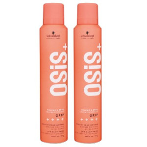 Schwarzkopf Osis Volume & Body Grip 2 x 200 ml Schaumfestiger extra starker Halt