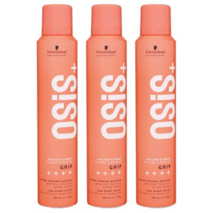Schwarzkopf Osis Volume & Body Grip 3 x 200 ml Schaumfestiger extra starker Halt