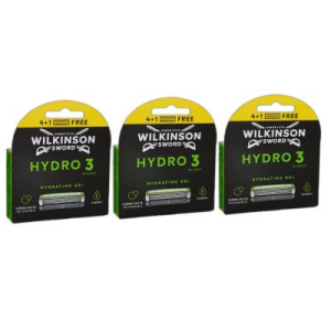 Wilkinson Sword Hydro 3 Skin Protection 3 x 4 + 1 Rasierklingen Aloe Vera