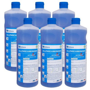 Dreiturm Allzweckreiniger 6 x 1 Liter mit Salmiak