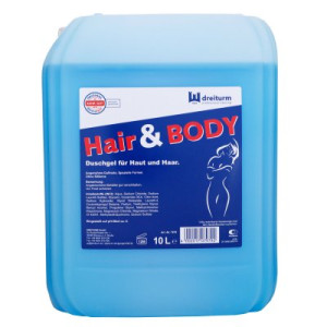 Dreiturm Hair & Body 10 Liter Duschgel Showergel für Haut und Haar Kanister
