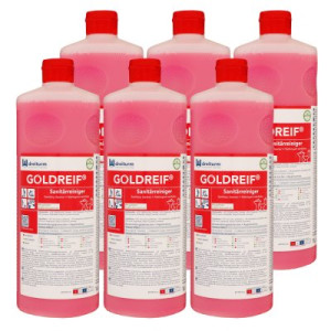 Dreiturm Goldreif Sanitärreiniger 6 x 1 Liter Sanitärreiniger Konzentrat
