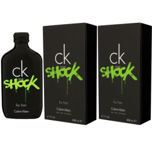 Calvin Klein CK One Shock for Him 2 x 200 ml Eau de Toilette EDT Herrenduft