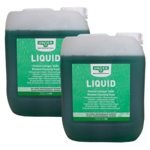 Unger's Liquid FR500 2 x 5 Liter Fensterreiniger Seife Professional Kanister