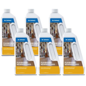 Dr. Schutz R 1000 Fußbodenreiniger 6 x 750 ml Reinigung und Pflege