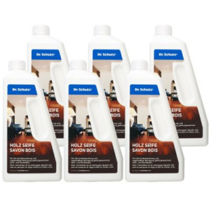 Dr. Schutz Holzseife 6 x 750 ml Pflegemittel für geölte und gewachste Holzböden
