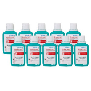 Schülke desderman 10 x 100 ml Desinfektionsmittel Händedesinfektion Taschenflasche