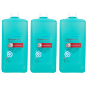 Schülke desderman 3 x 1000 ml hygienische und chirurgische Händedesinfektion