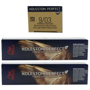 Wella Koleston 2 x 60 ml 9/03 lichtblond natur gold