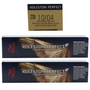 Wella Koleston 2 x 60 ml 10/04 hell lichtblond natur rot