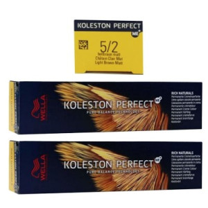 Wella Koleston 2 x 60 ml 5/2 hellbraun matt