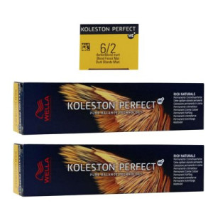 Wella Koleston 2 x 60 ml 6/2 dunkelblond matt
