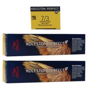 Wella Koleston 2 x 60 ml 7/3 mittelblond gold