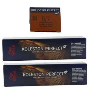 Wella Koleston 2 x 60 ml 6/7 dunkelblond braun