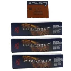 Wella Koleston 3 x 60 ml 6/7 dunkelblond braun