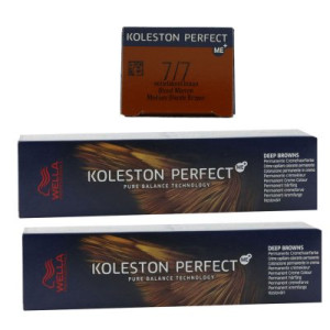 Wella Koleston 2 x 60 ml 7/7 mittelblond braun