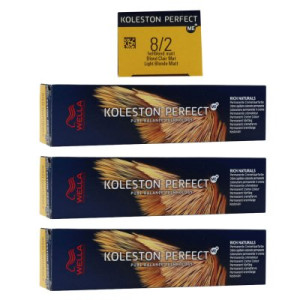 Wella Koleston 3 x 60 ml 8/2 hellblond matt